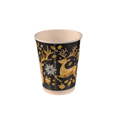 Festive Christmas Design Paper Coffee Cup