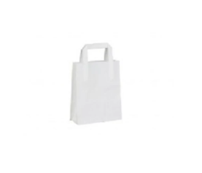 250x1 Sos Medium White Paper Bags