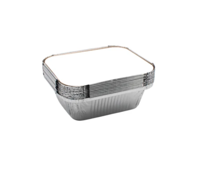 50x1 Essential No2 Foil Dish & Lids(500ml)