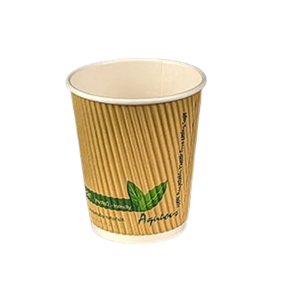 Aqueous Recyclable Hot Drink Paper Coffee Cup