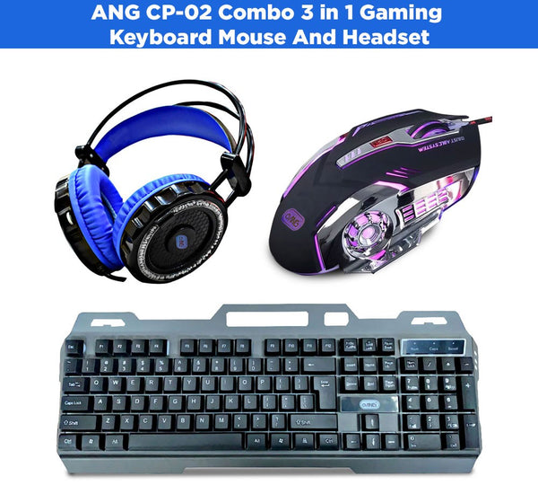 ANG CP-02 Combo 3 in 1 Gaming Keyboard Mouse And Headset