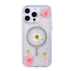 iPhone 15 Pro Max Blingy Floral MagCharge Case