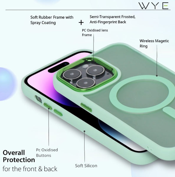 iPhone 16 Pro Magnetic Case with TPU Frame