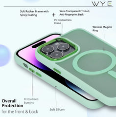 iPhone 16 Magnetic Case with TPU Frame