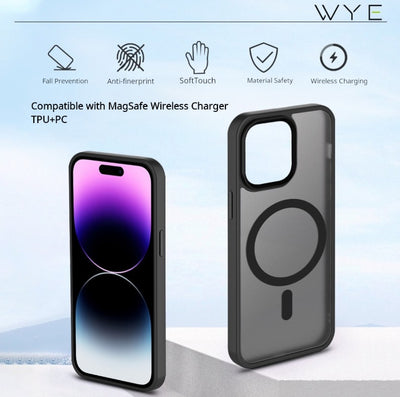 iPhone 16 Pro Magnetic Case with TPU Frame