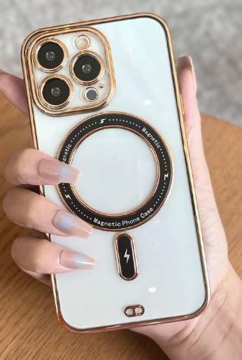iPhone 12 Magsafe Magnetic Clear TPU Case