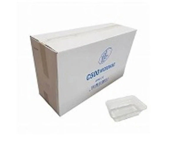 250 X 500ML Lll Microwave Container & Lids .