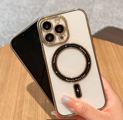iPhone 12 Magsafe Magnetic Clear TPU Case