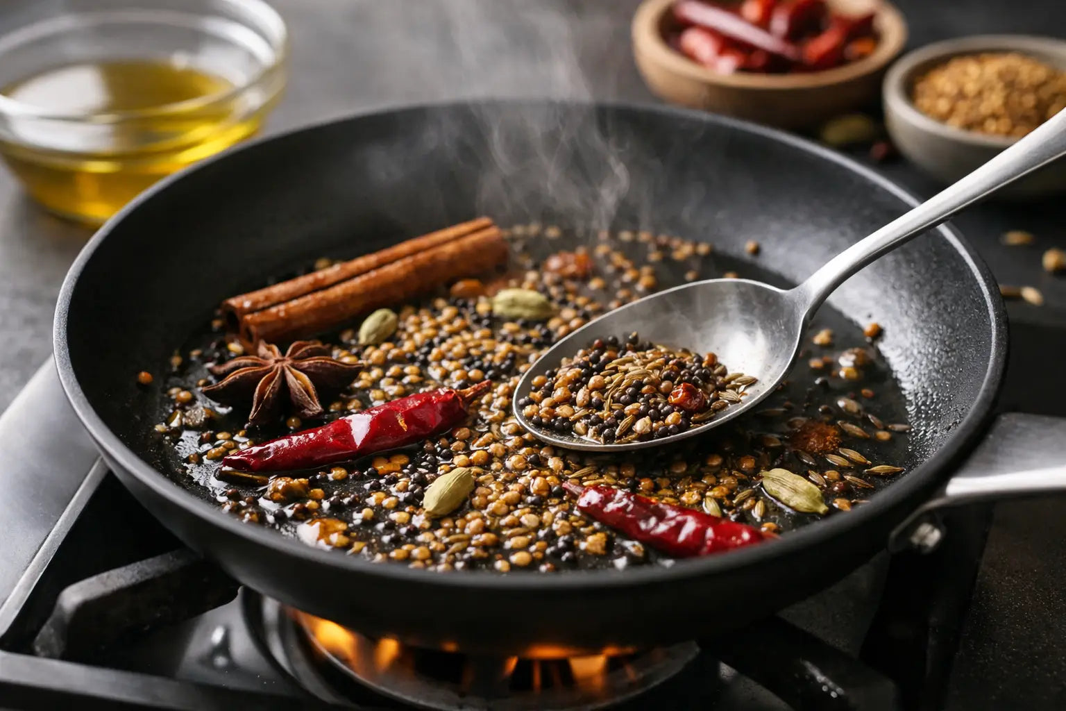 How to Temper Whole Spices Without Burning Them