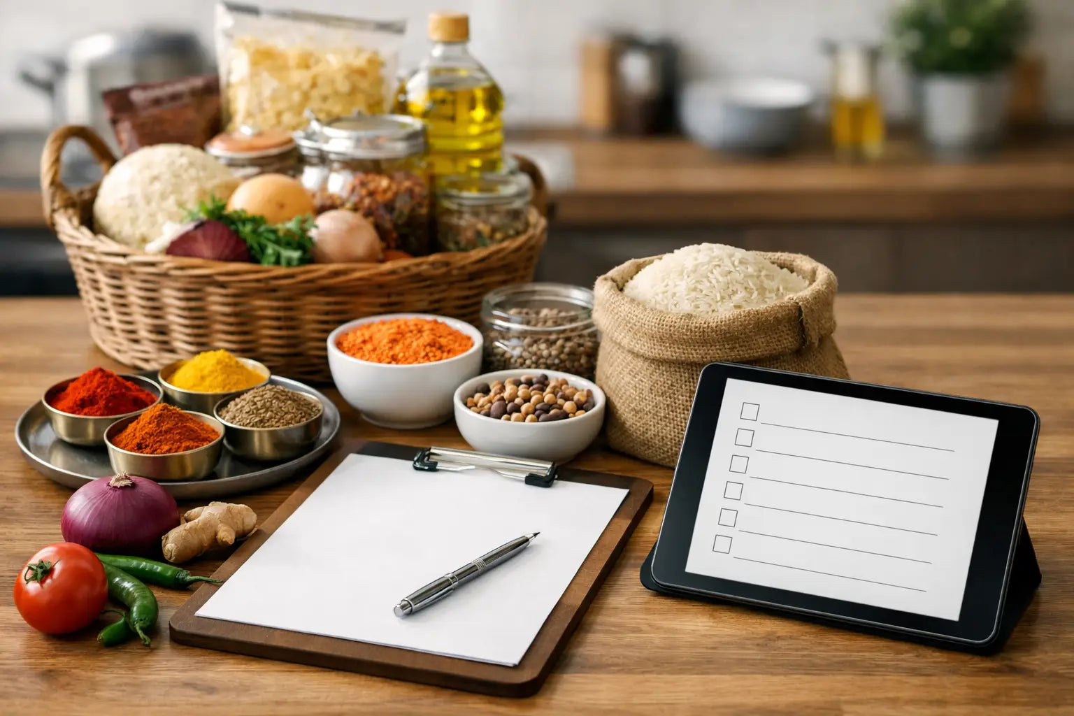 Indian Grocery List PDF for UK Households
