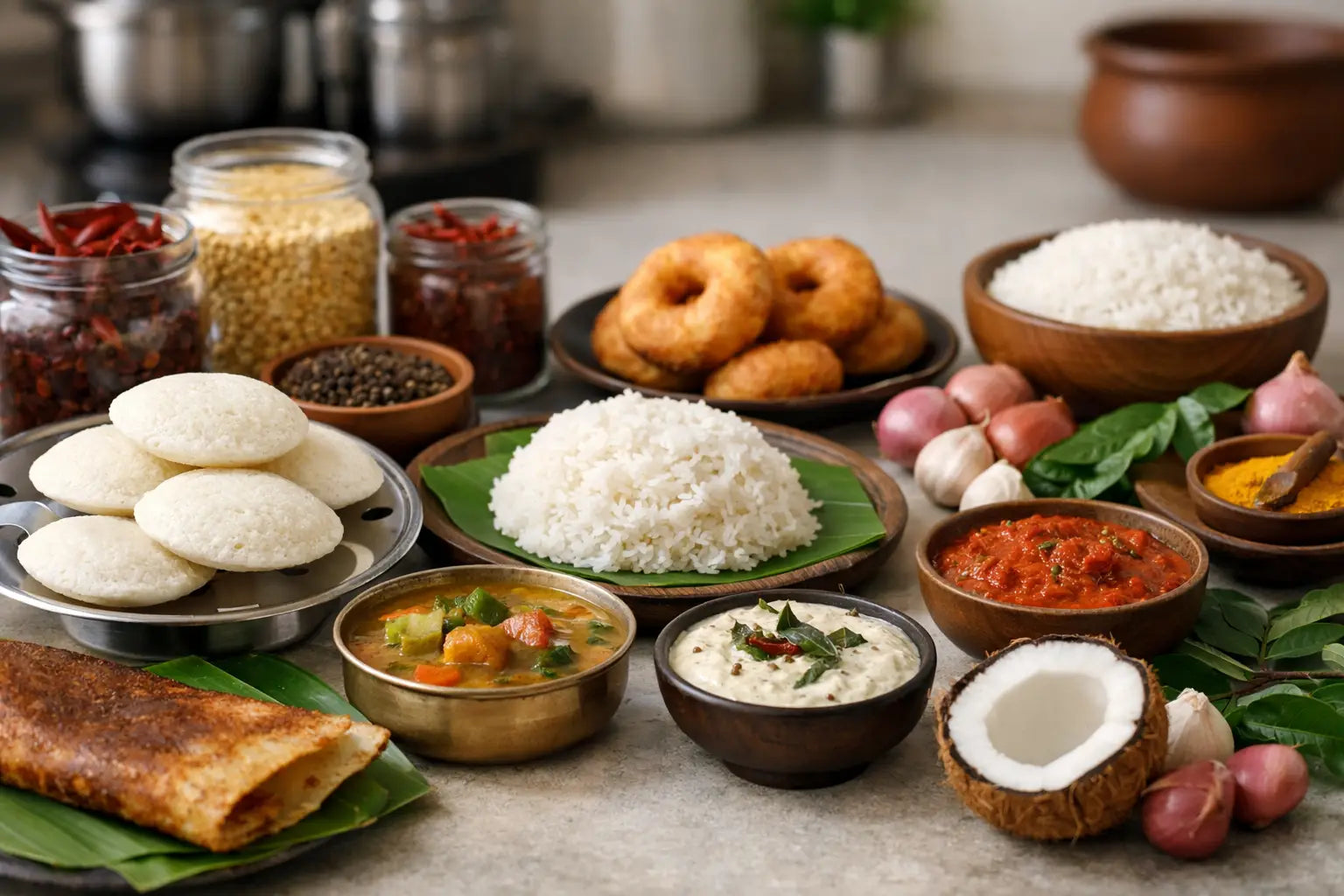 South Indian Items List for Everyday Cooking