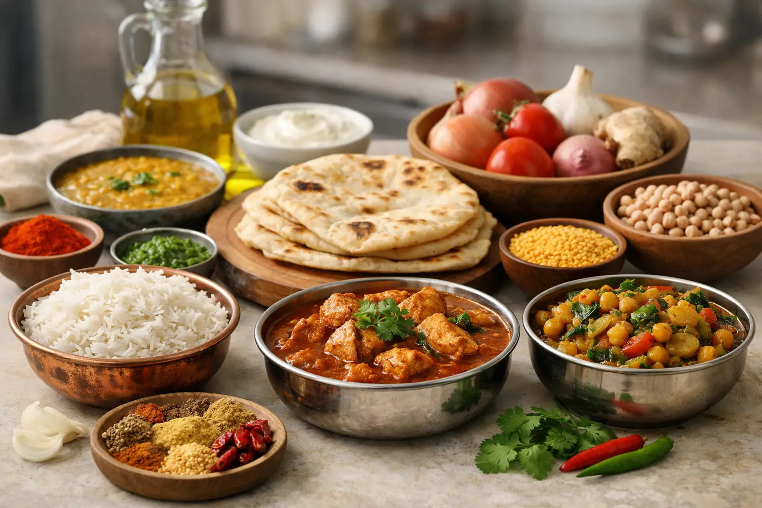Weekly South Asian Meal Staples for UK Homes