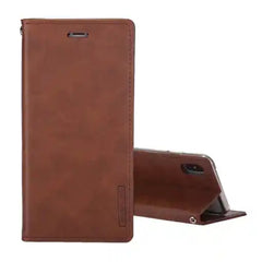 FLIP CASE FOR IPHONE X (BROWN)