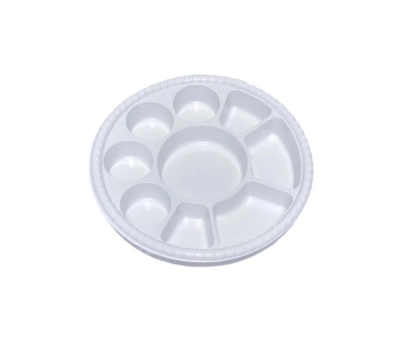 100x1 Bio Ware 9" Compostable Round Plates