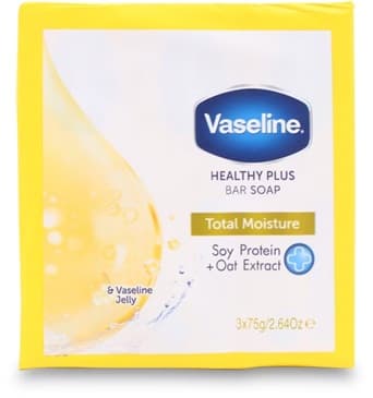 Vaseline Bar Soap Total Moisture 3 x 75g