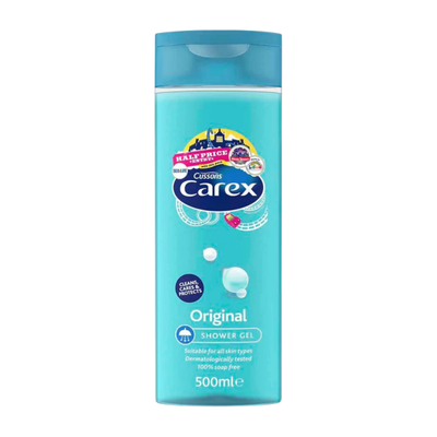 Carex Shower Gel - Original 6 x 500ml