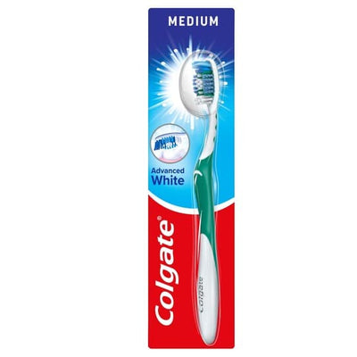 Colgate Tooth Brush Advance White Medium 1 x 6s