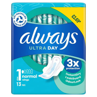 Always Ultra 1 Day Normal 13s 4 x 13s