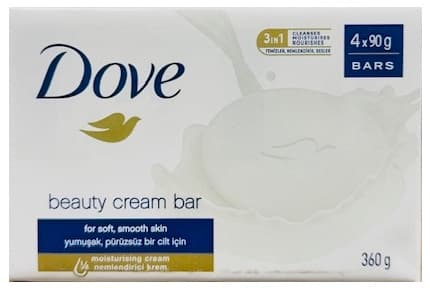 Dove Cream Bar Original(Blue) 12 x 4pkx90g