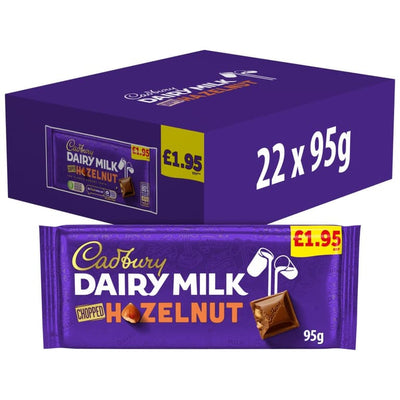 Cadbury''s D/M Chopped Hazelnut  22 x 95g