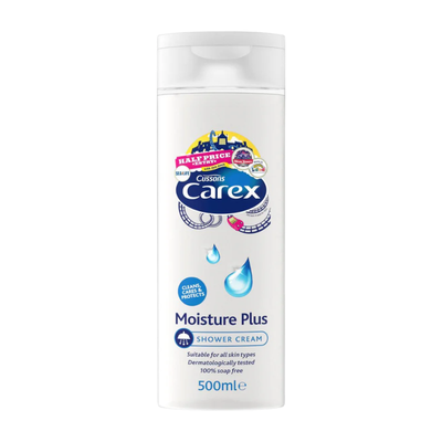 Carex Shower Gel - Moisture 6 x 500ml