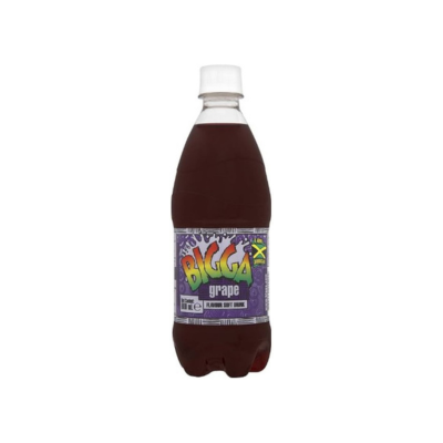 Bigga Grape Flavour Soft Drink 600ml