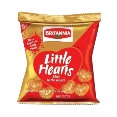 Britannia Little Hearts Biscuit 10 x 75g