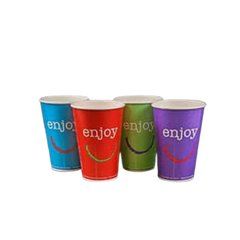 Enjoy Cold Drink Paper Cup - Mixed Colours