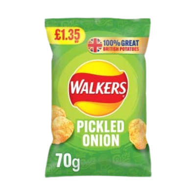 Walkers  Pickled Onion 18 x 70g