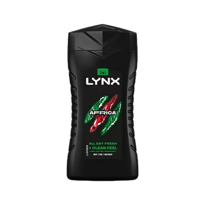 Lynx Shower Gel Africa 6 x 225ml