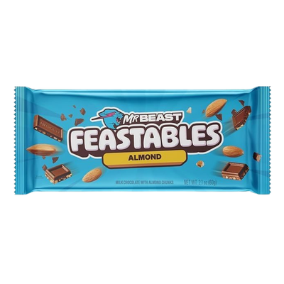 Mr Beast Feastables Almond 10 x 60g