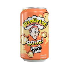 Warheads Sour Peach Soda 12 x 330ml