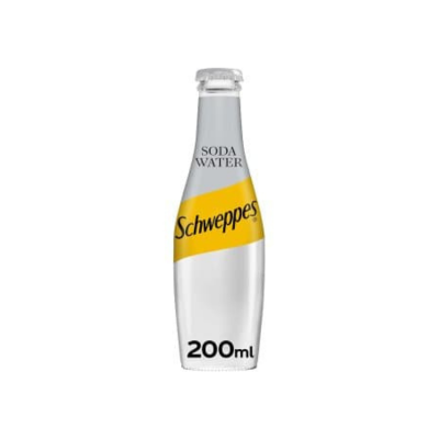 Schweppes Soda Water 200ml (G) 24 x 200ml