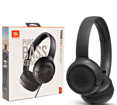 JBL Tune 500 Wired On-Ear Headphones