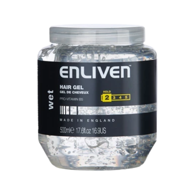 Enliven Hair Gel - Wet Hold Clear 12 x 500ml