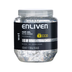 Enliven Hair Gel - Wet Hold Clear 12 x 500ml