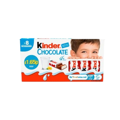 Kinder Chocolate Snackbar  10 x 100g