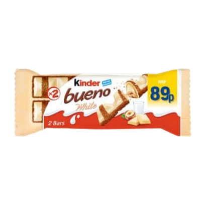 Kinder Bueno White PM89p (Twin Bars) 30 x 43g