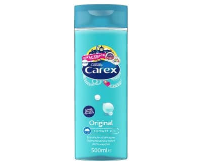 Carex Shower Gel - Original 6 x 500ml