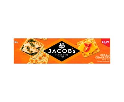 Jacob''s Cream Crackers  12 x 300g