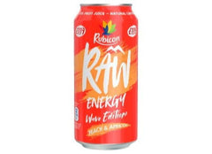 Rubicon Raw Peach & Apricot Energy Can 12 x 500ml