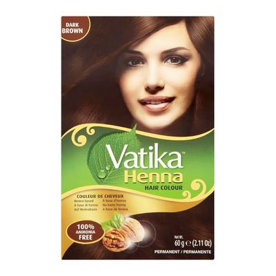 Vatika Hair Colour Dark Brown 6 x 60g