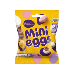 Cadbury''s Mini Eggs Pouches 24 x 74g