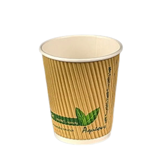 Aqueous Recyclable Hot Drink Paper Coffee Cup