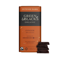 Green & Black''s Organic Ginger Chocolate 15 x 90g