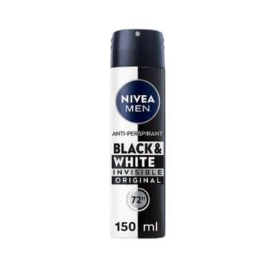 Nivea Men Deo Black & White Invisible Spray 6 x 150ml