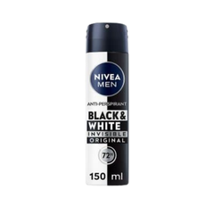 Nivea Men Deo Black & White Invisible Spray 6 x 150ml