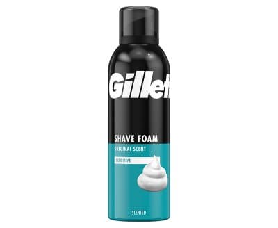 Gillette Sensitive Shave Foam 6 x 200ml