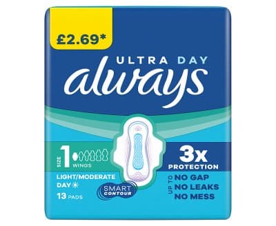 Always Ultra 1 Day Normal 13s 4 x 13s