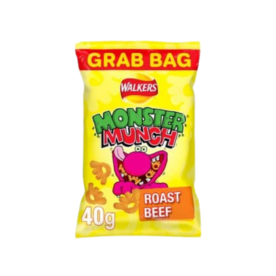 Monster Munch Grab Bag Roast Beef 35 x 40g